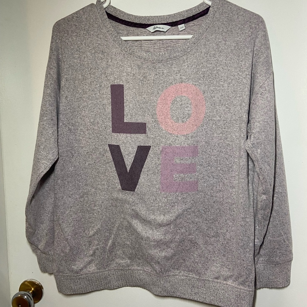 2/$15 Reitmans Gray PJ set